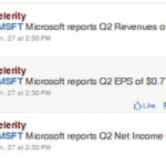 Microsoft Earnings Breaks an Hour Before the Bell on StockTwits… YAWN