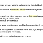The Future of Asset Management…The State of Venture Capital…and Goldman Sachs is Spamming me